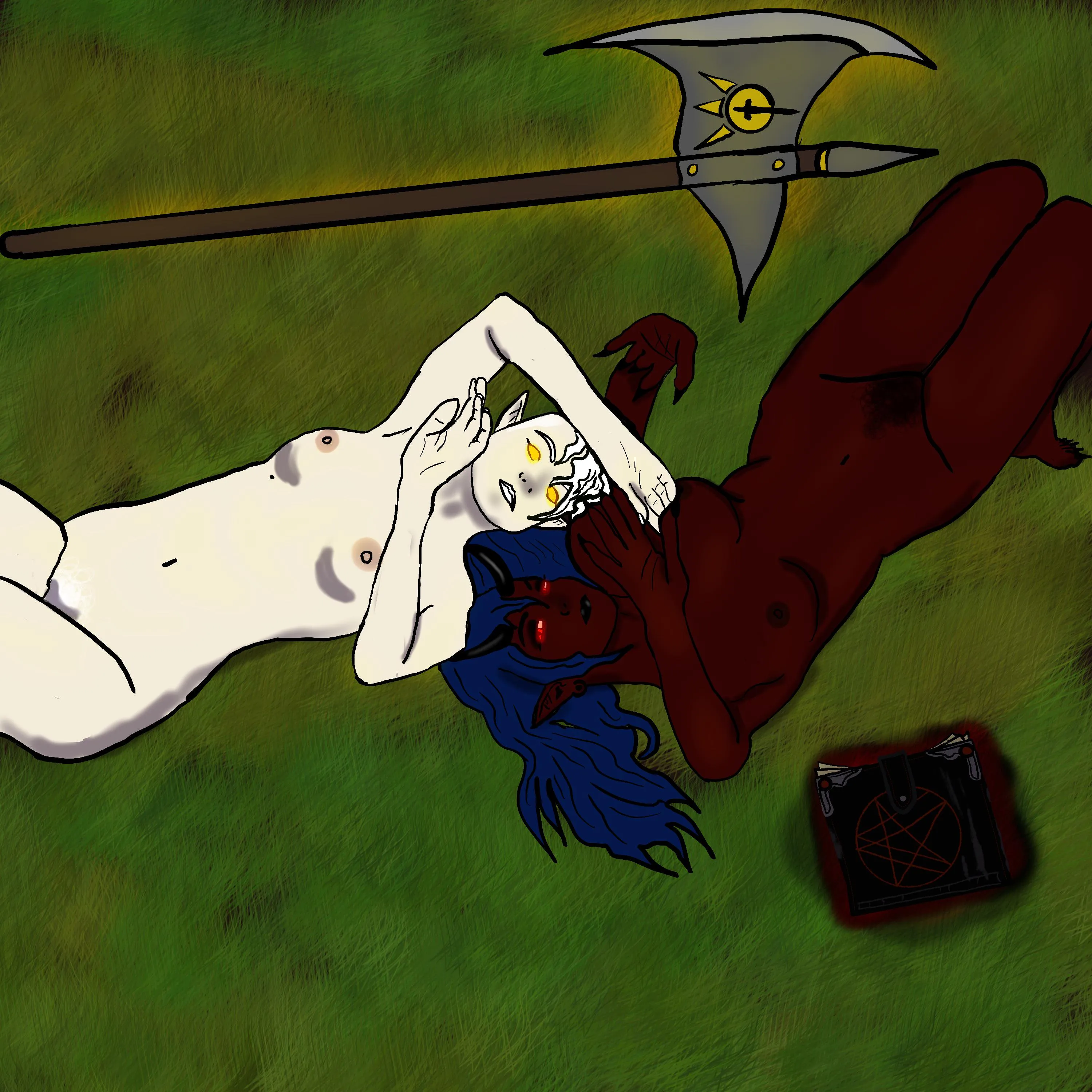 Watching the Sky Together by Me [OC]