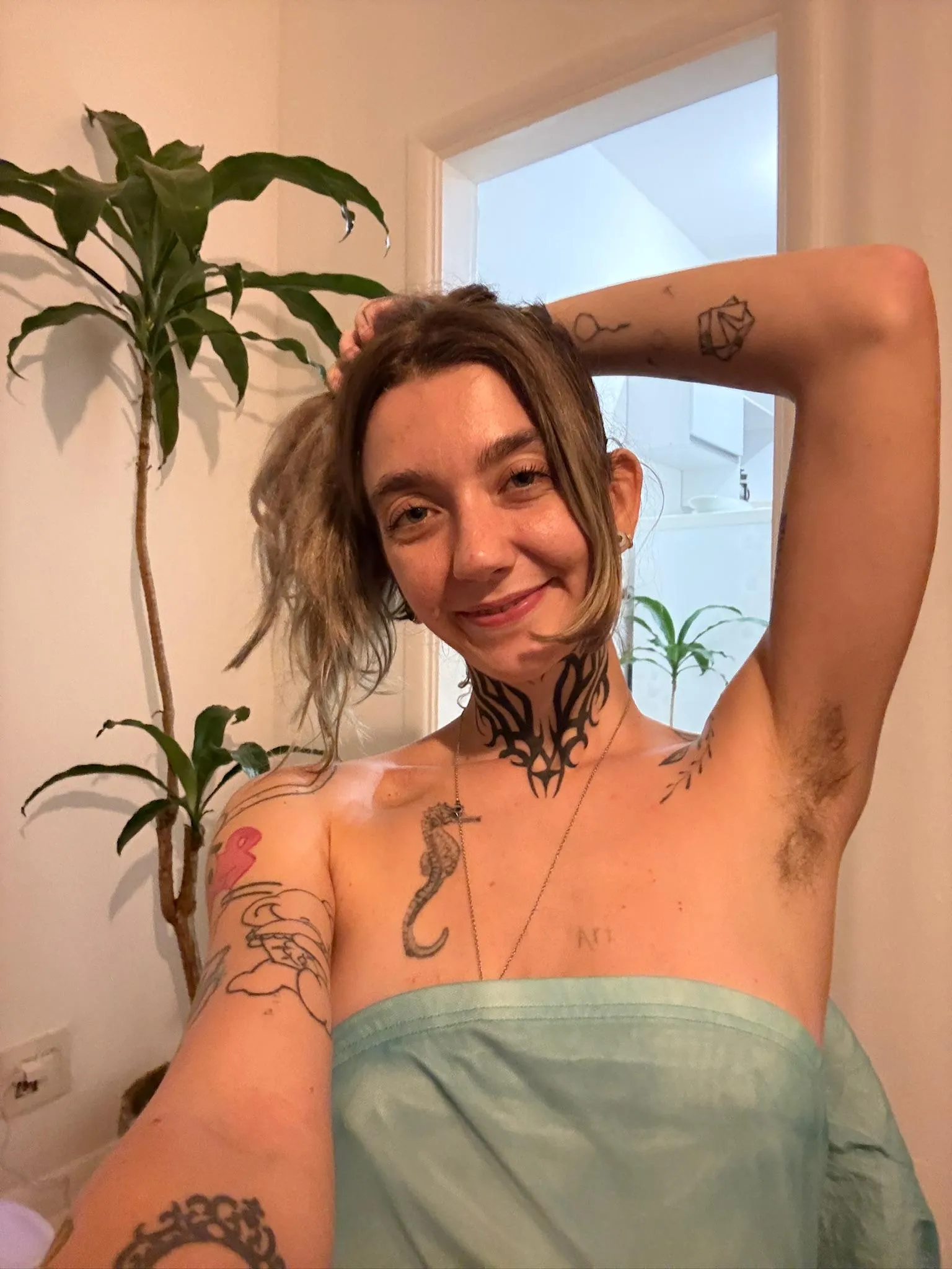 Your face belongs in my armpit