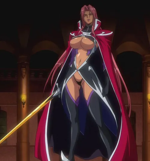 Zone could make a cosplay of Ingrid from Hentai Makai Kishi Ingrid