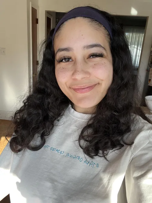 Freckles on a mixed race girl