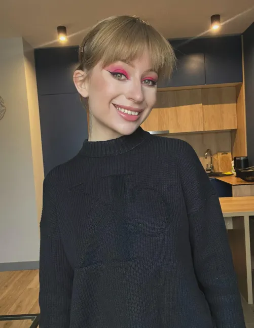 my face early in the morning