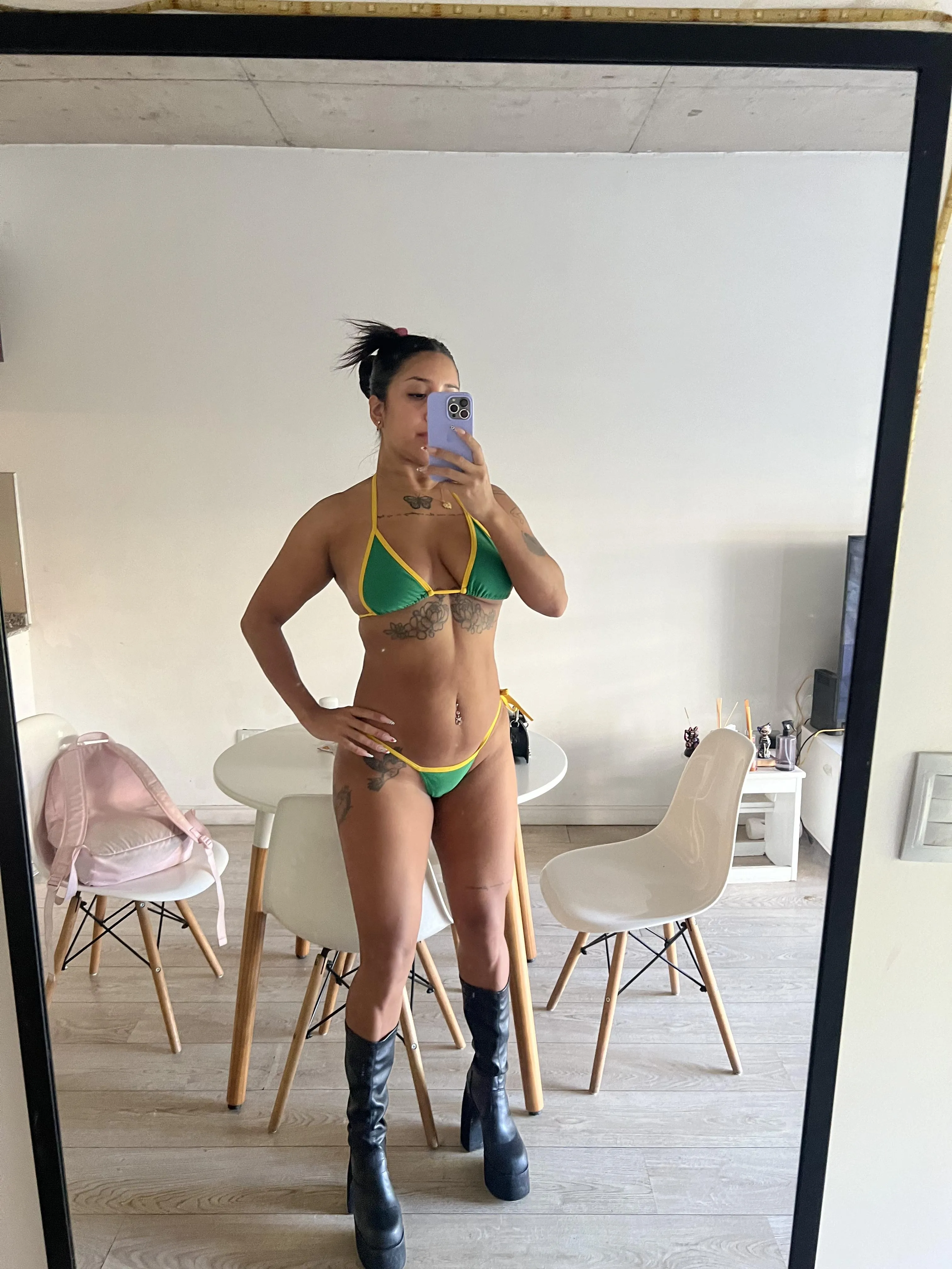boots and bikini