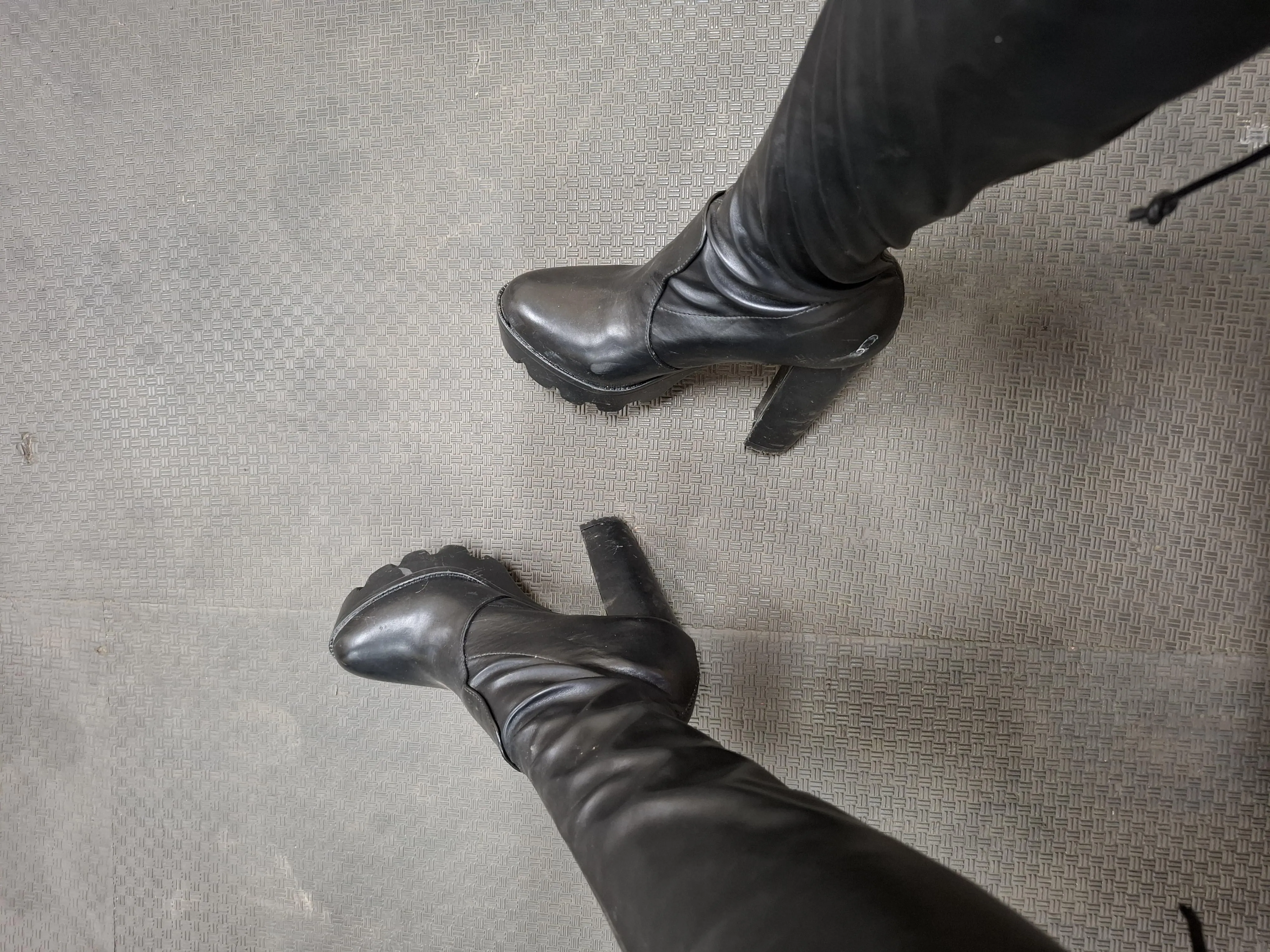 I Love my BOOTS.Would you kiss them all day?