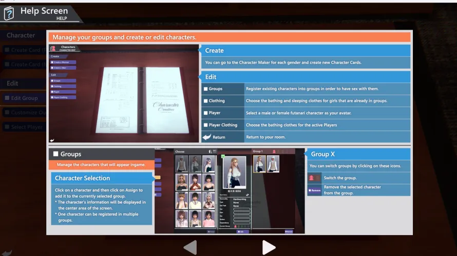 Stuck in help screen !