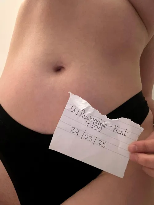 (F) this is my verification with today's date. I'm real and really horny lmao