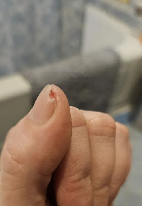 Miter saw took off a bit