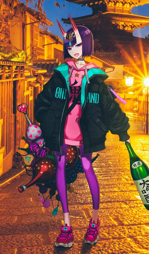 Sightseeing Portrait: Shuten Douji (Honjou Raita)