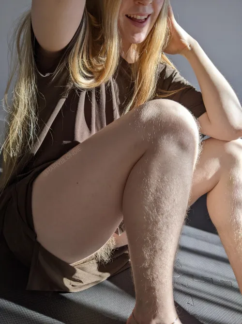 Going commando is so much fun when you’re hairy