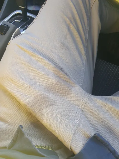 Had a little accident at work