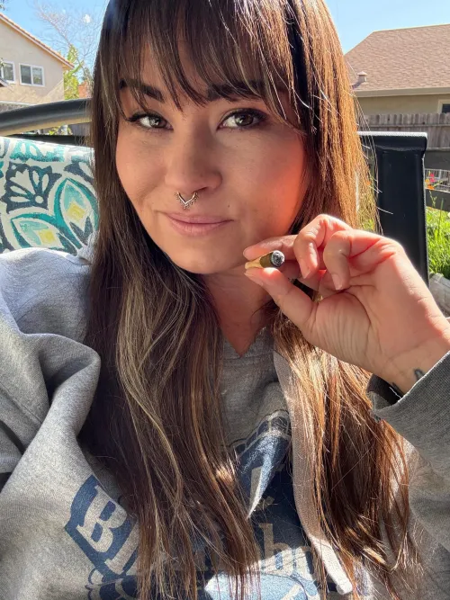 Perfect day to enjoy some sun while smoking