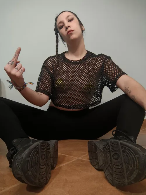 This finger? It's the only thing you've earned today