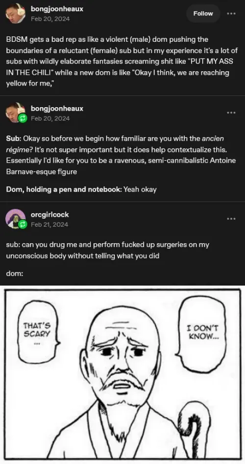 Doms get a bad rep in vanilla society, little do they know they should fear our subs