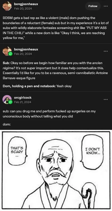 Doms get a bad rep in vanilla society, little do they know they should fear our subs