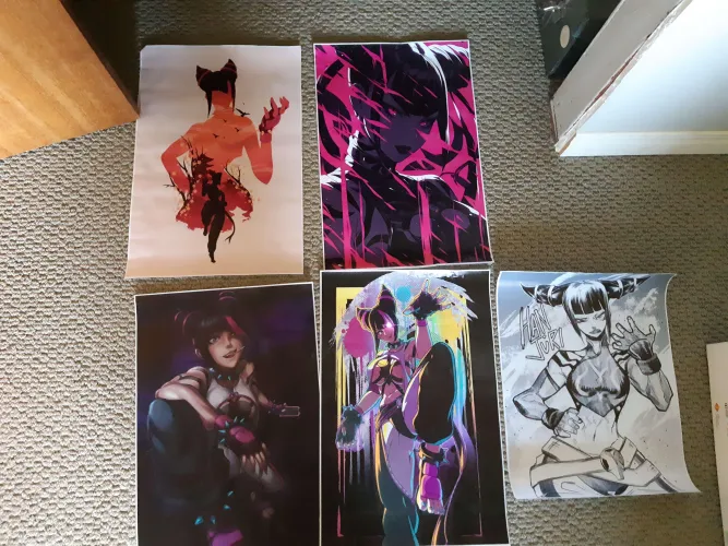 I bought 5 bootleg Juri posters off Temu. Probably don't do that.