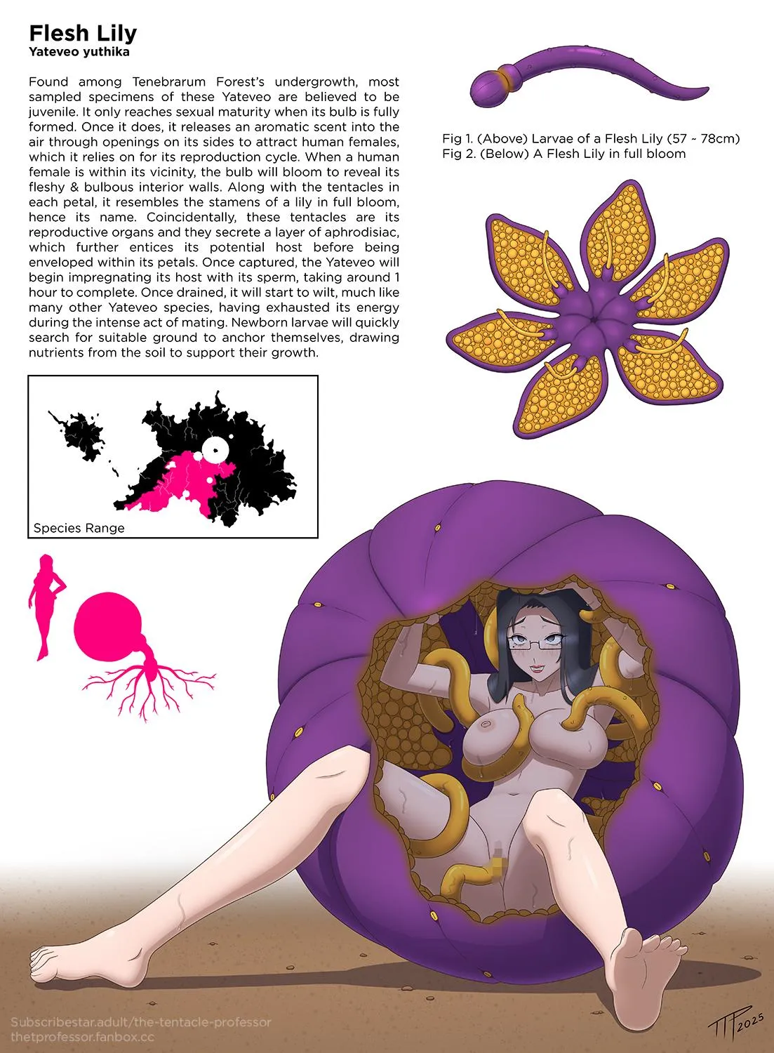 Professor Ashley and new specimen! (The Tentacle Professor)