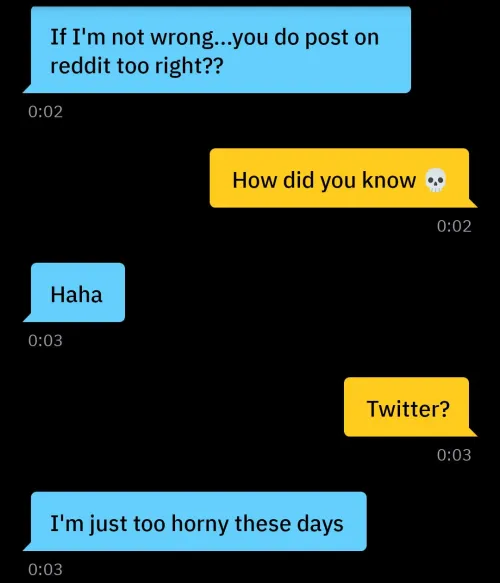 Got busted! 🫣, now who wanna bust me more? M4M