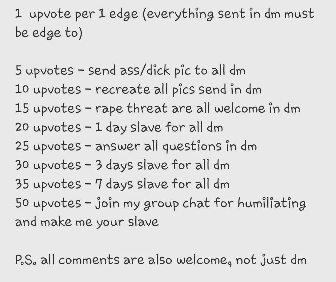 Make me regret this, upvote