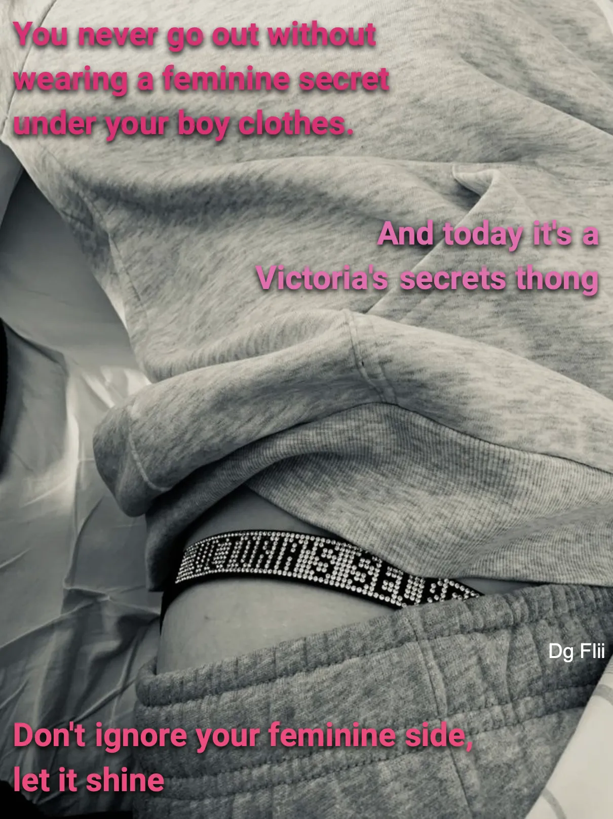 Never go out without a feminine item