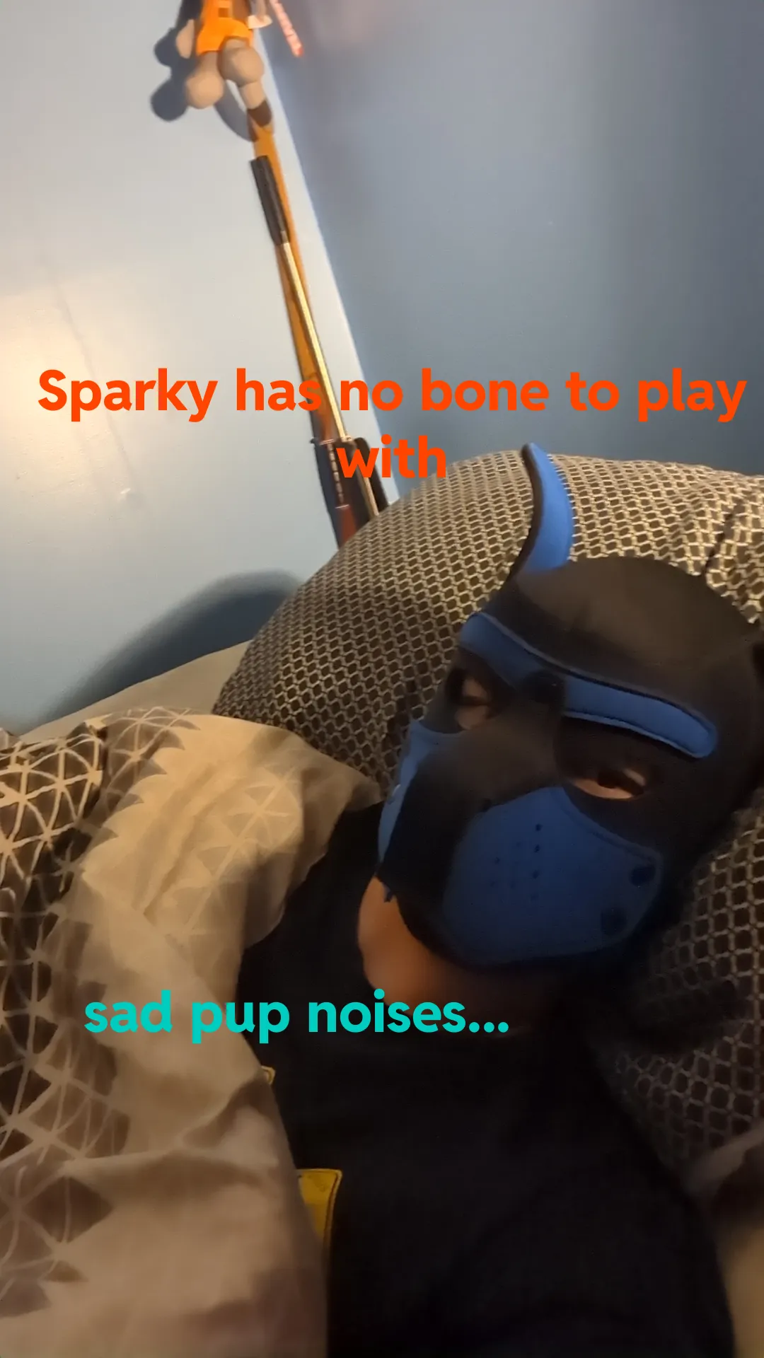 Sparky is Sad. (Failed human)