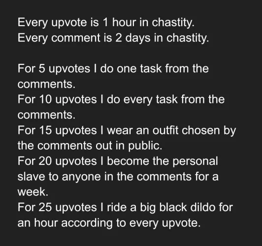 Upvote and make sure I regret my choices.