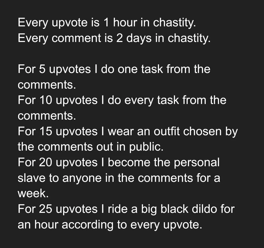 Upvote and make sure I regret my choices.