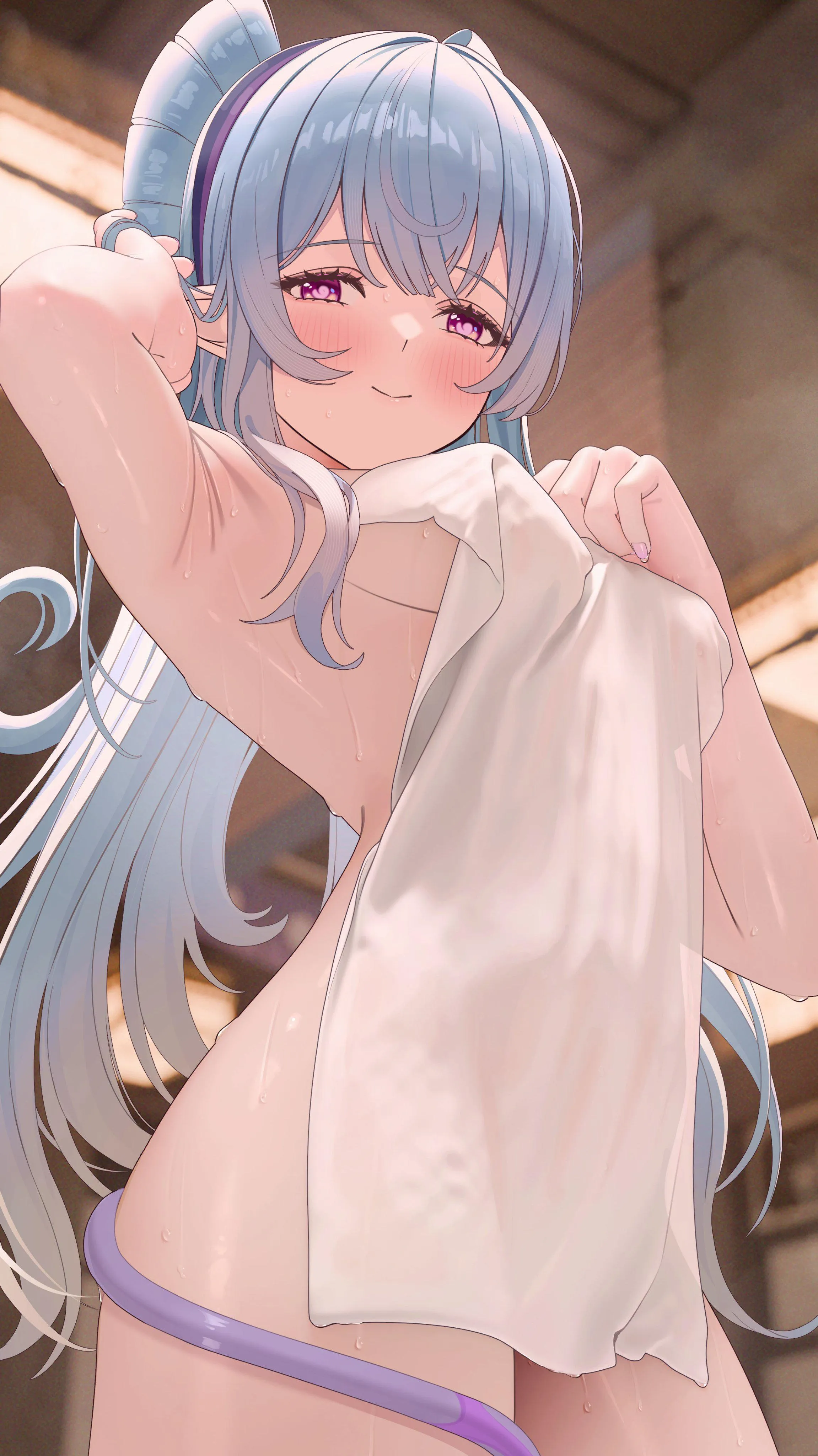 Mizuki in towel