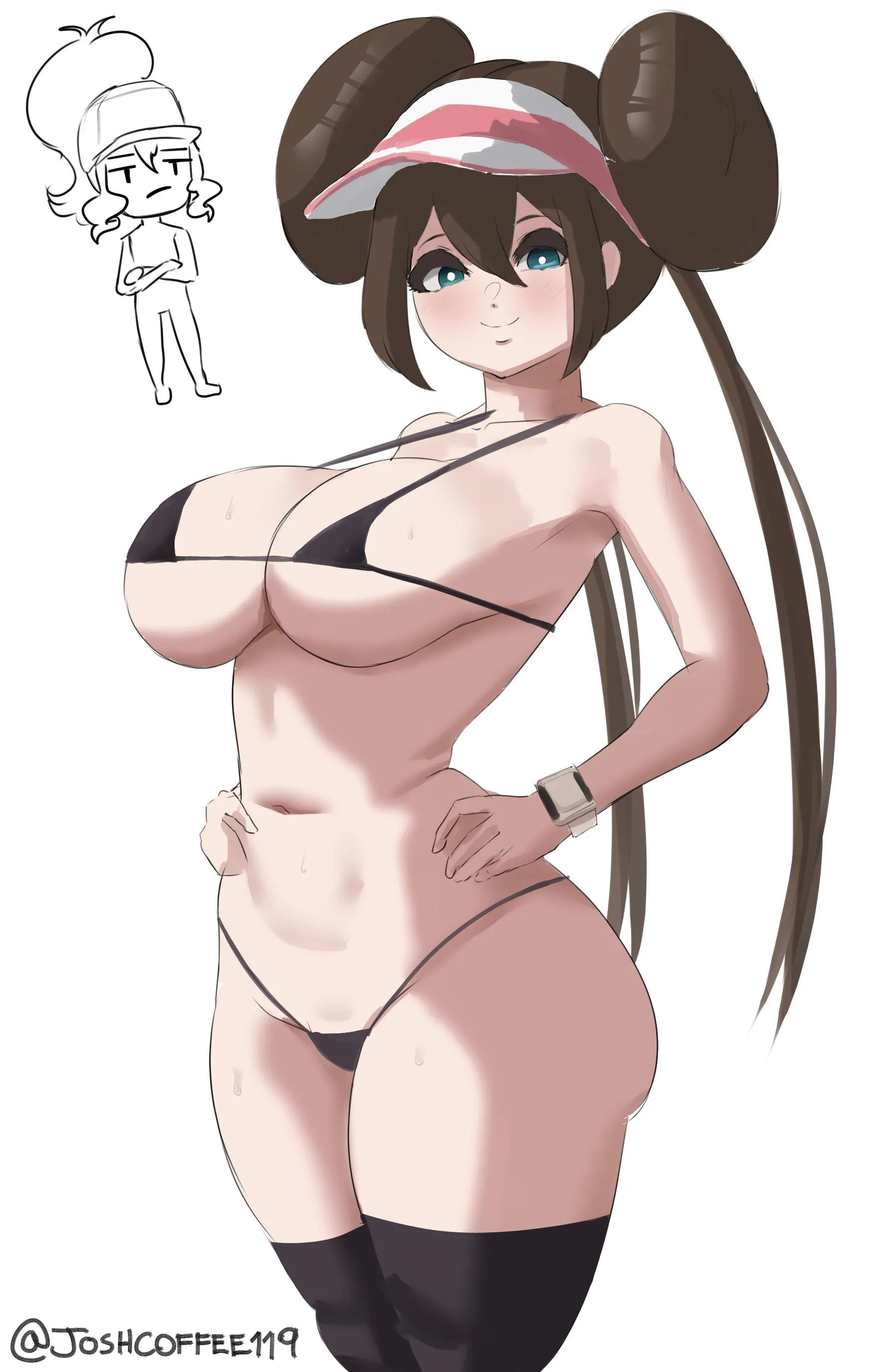 Rosa in bikini(by me)