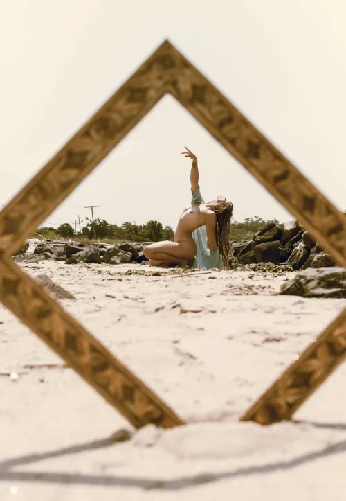 The best place for the hippie is the beach