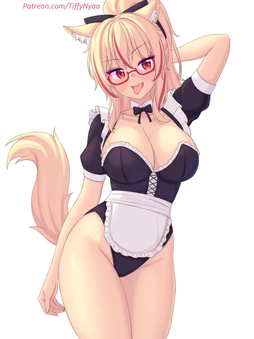 Maid Tiffy heard something was DIRTY, not knowing it was just your thoughts...