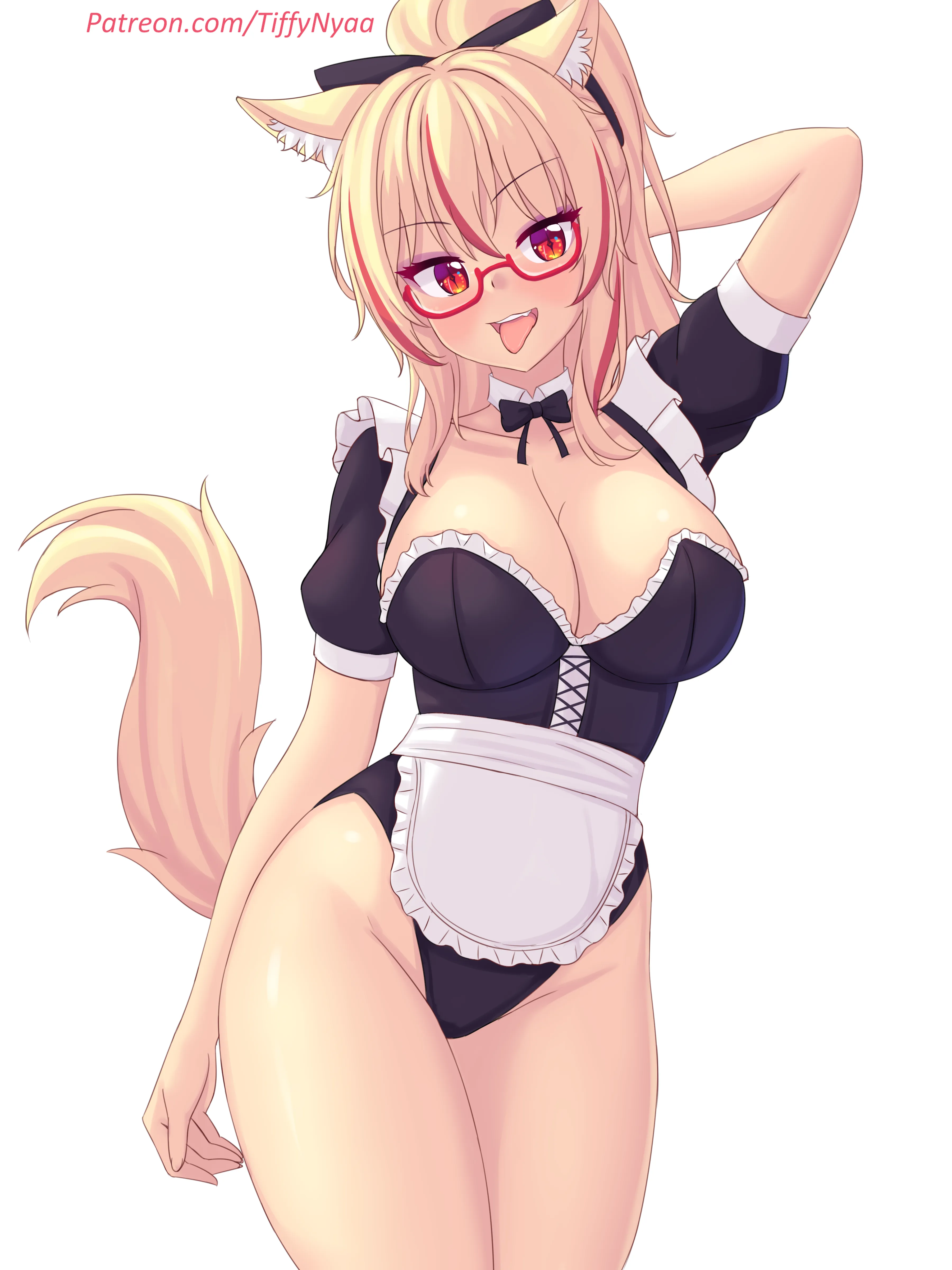 Maid Tiffy heard something was DIRTY, not knowing it was just your thoughts...