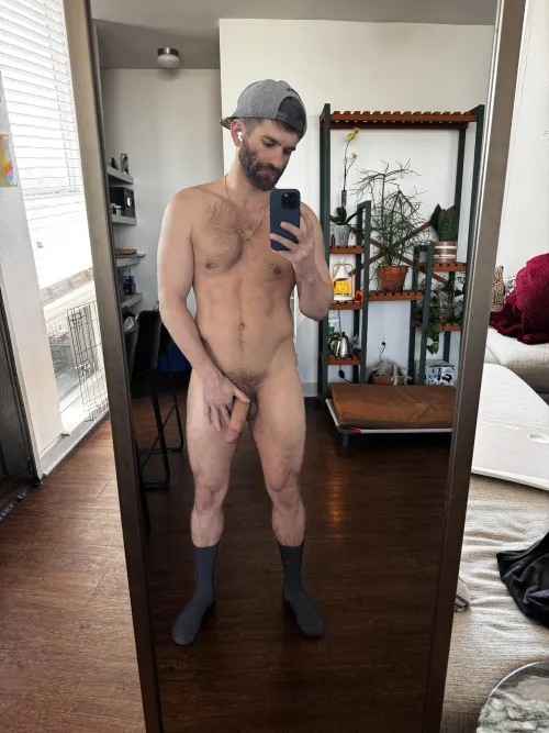 Mirror mirror on the wall I bet you can t resist giving my dick a closer look