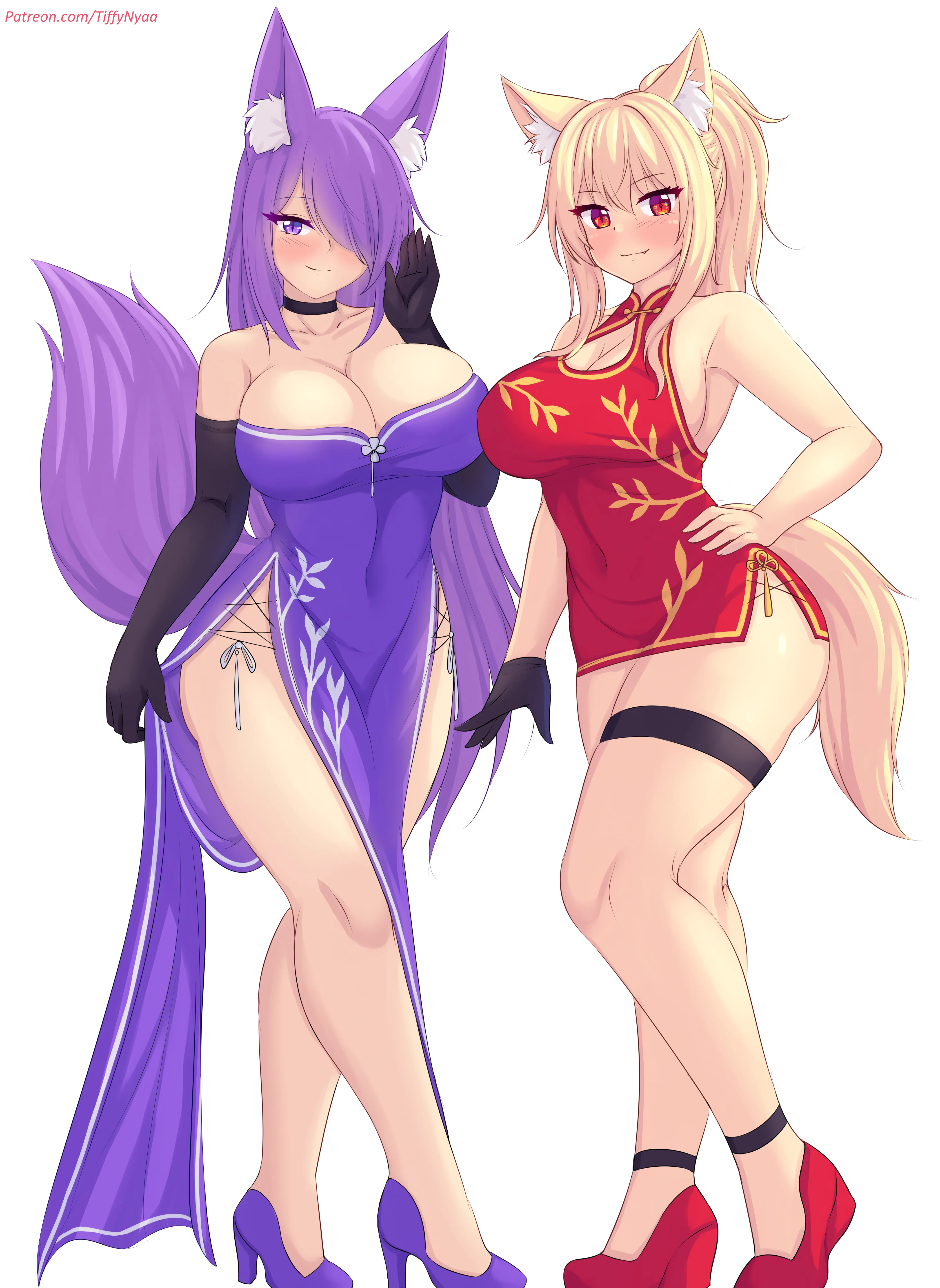 Tiffy and Kuro celebrate Chinese New Year, aaaa~