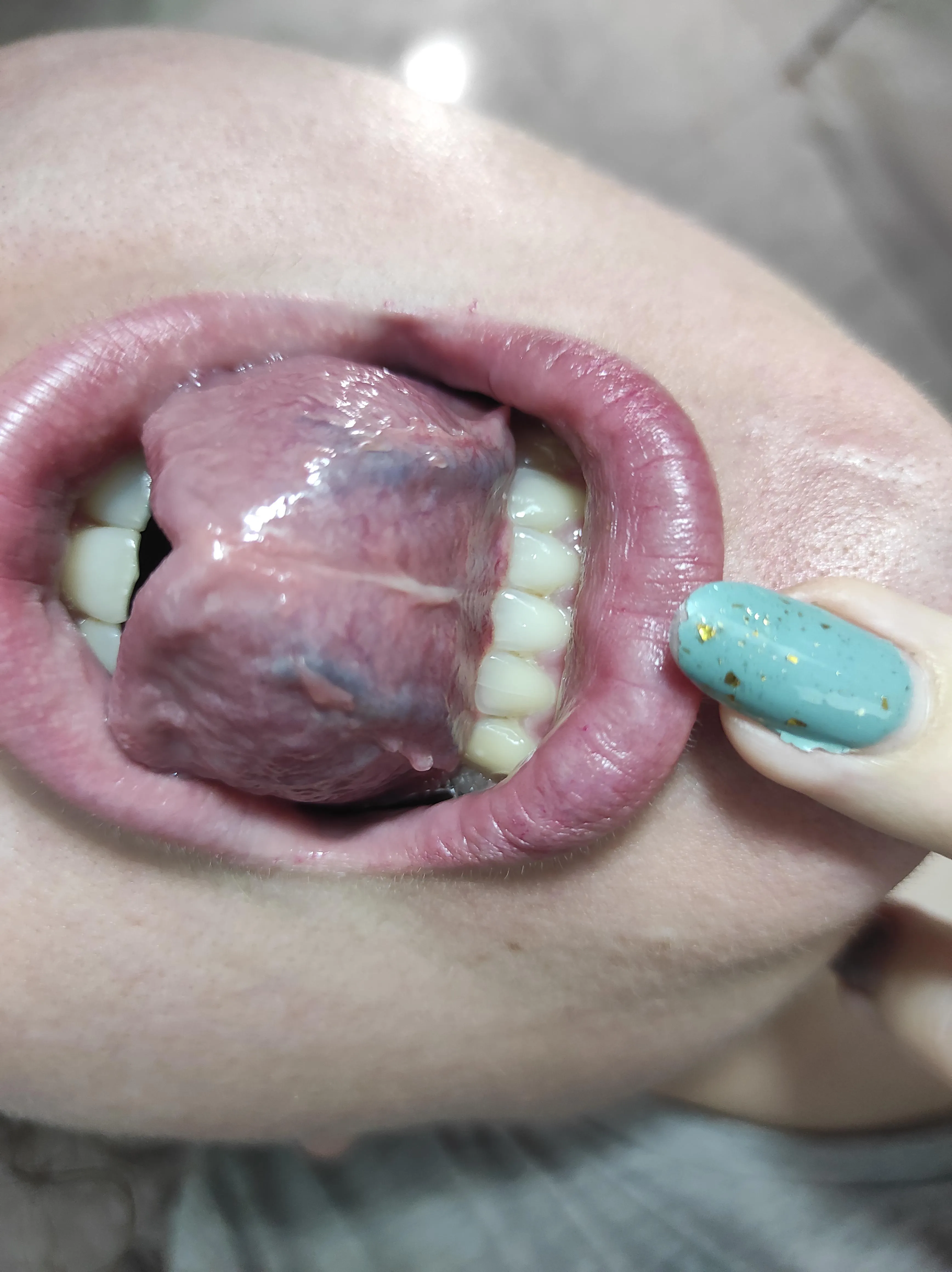 Even if you slip under my tongue, I will swallow you.