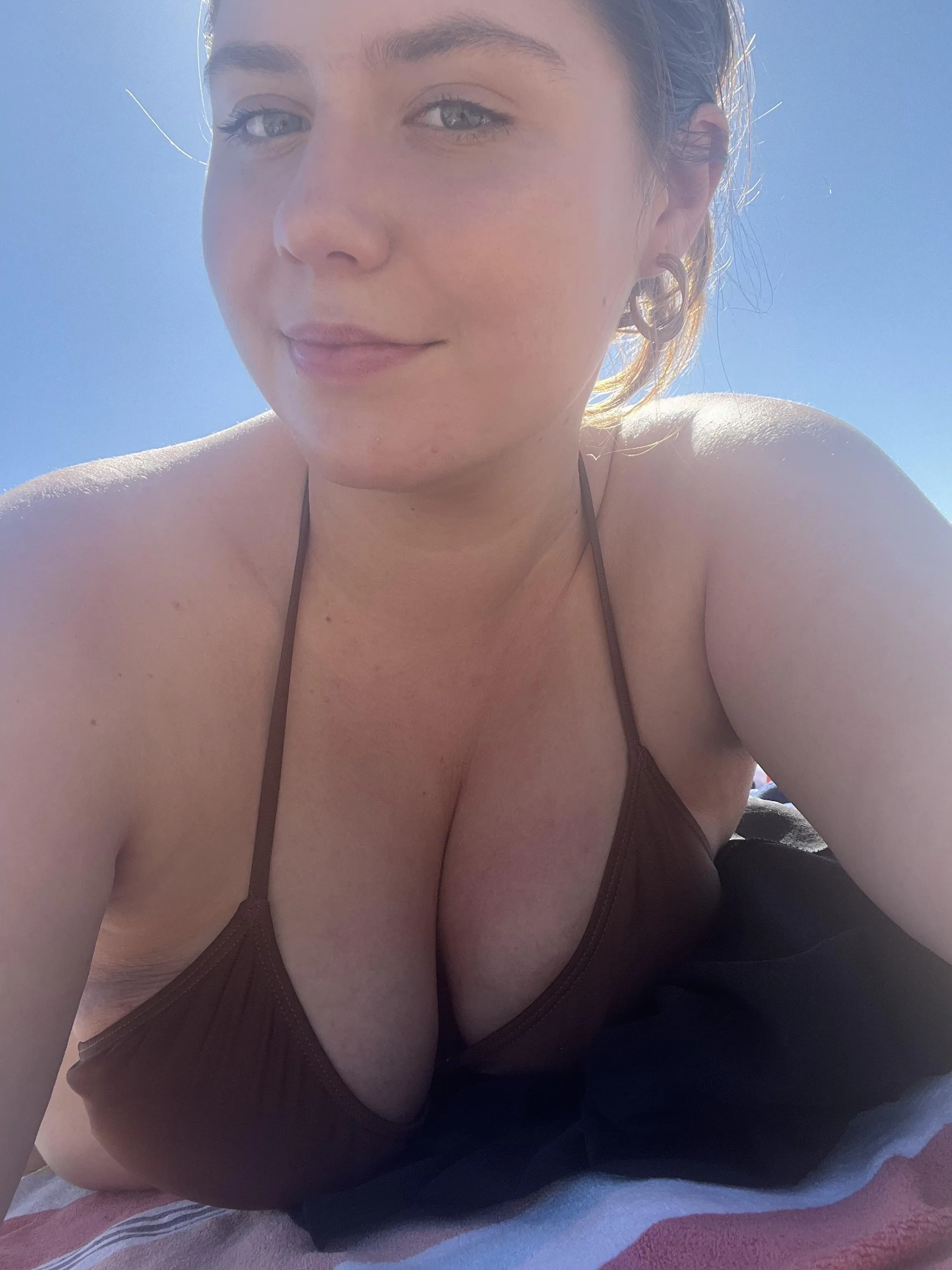 just giving my melons a little tan ;)