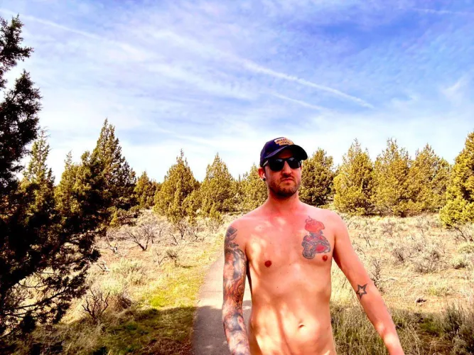 Hiking in Central Oregon.