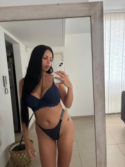 Busty Brunette horny