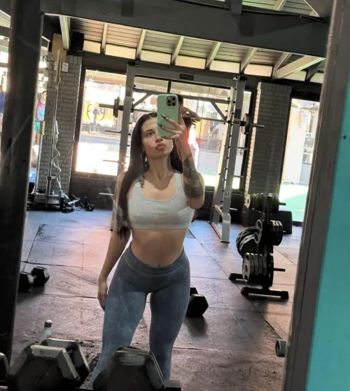 Just a regular gym clothes today