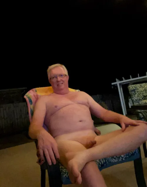 Enjoying the evening, naturally!