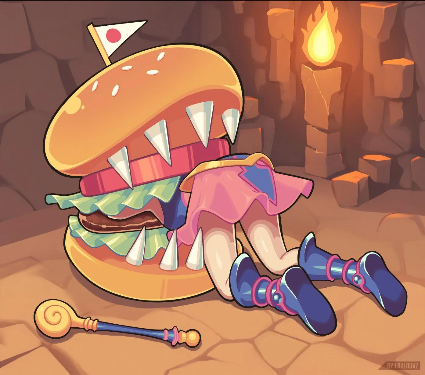 Hamburger Vore girl