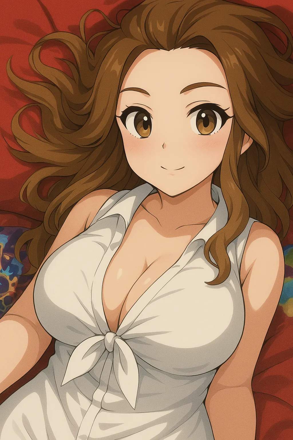 AI convert another selfie of mommy