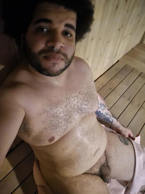 Actually had the sauna to myself today 😌