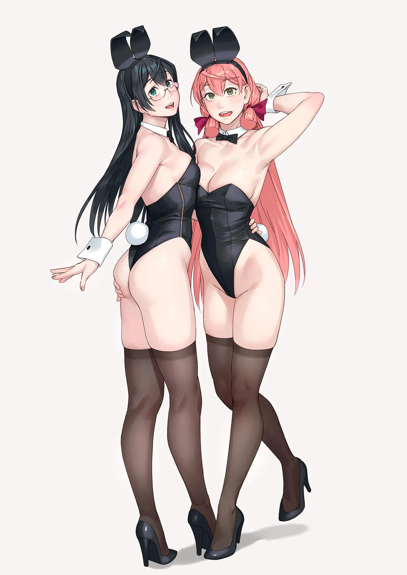 Bunny Ooyodo and Akashi (Yuuji) [KanColle]