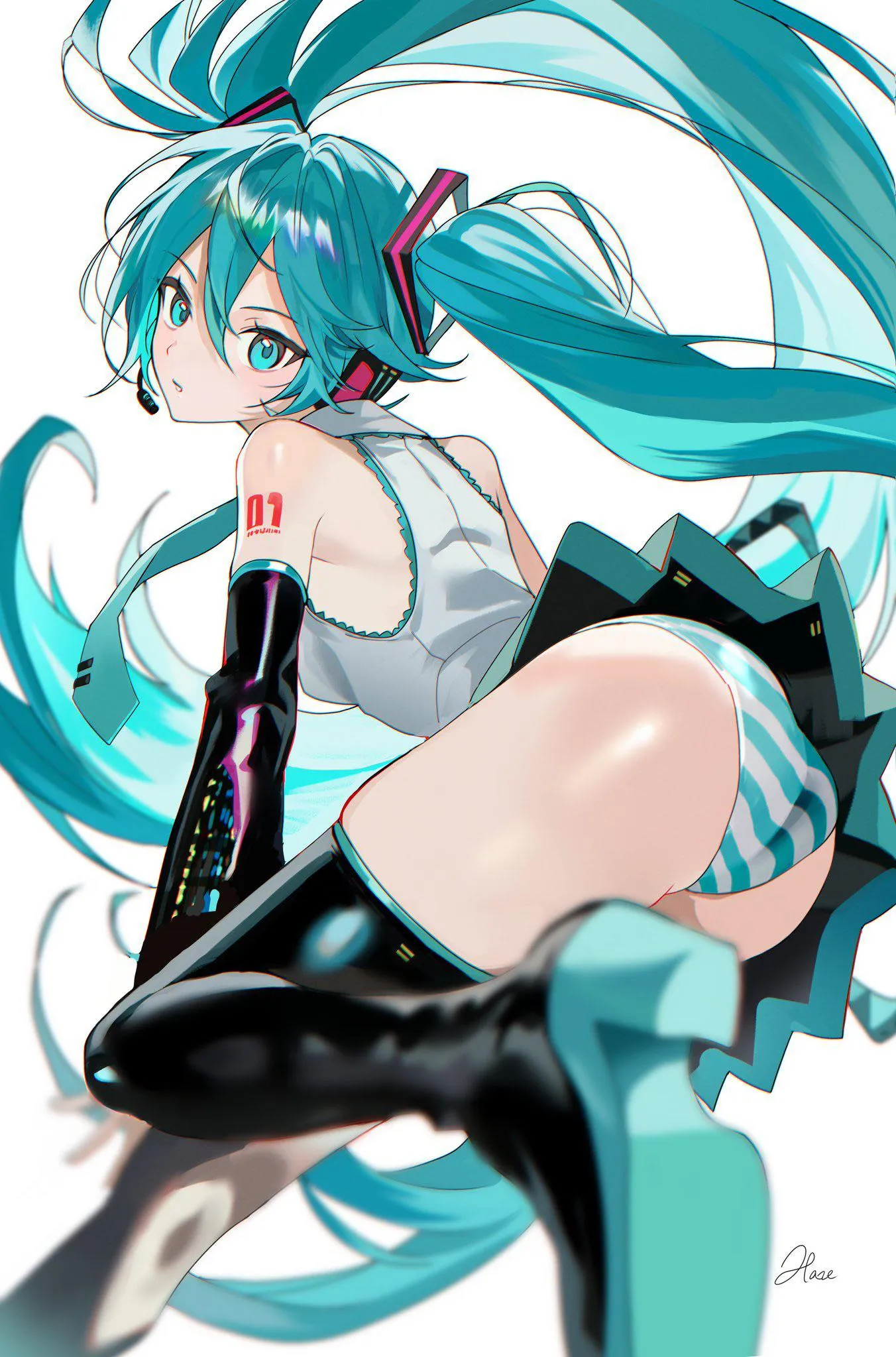 Miku in action