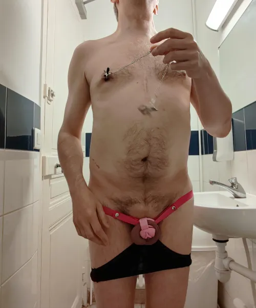 Pathetic locked at work