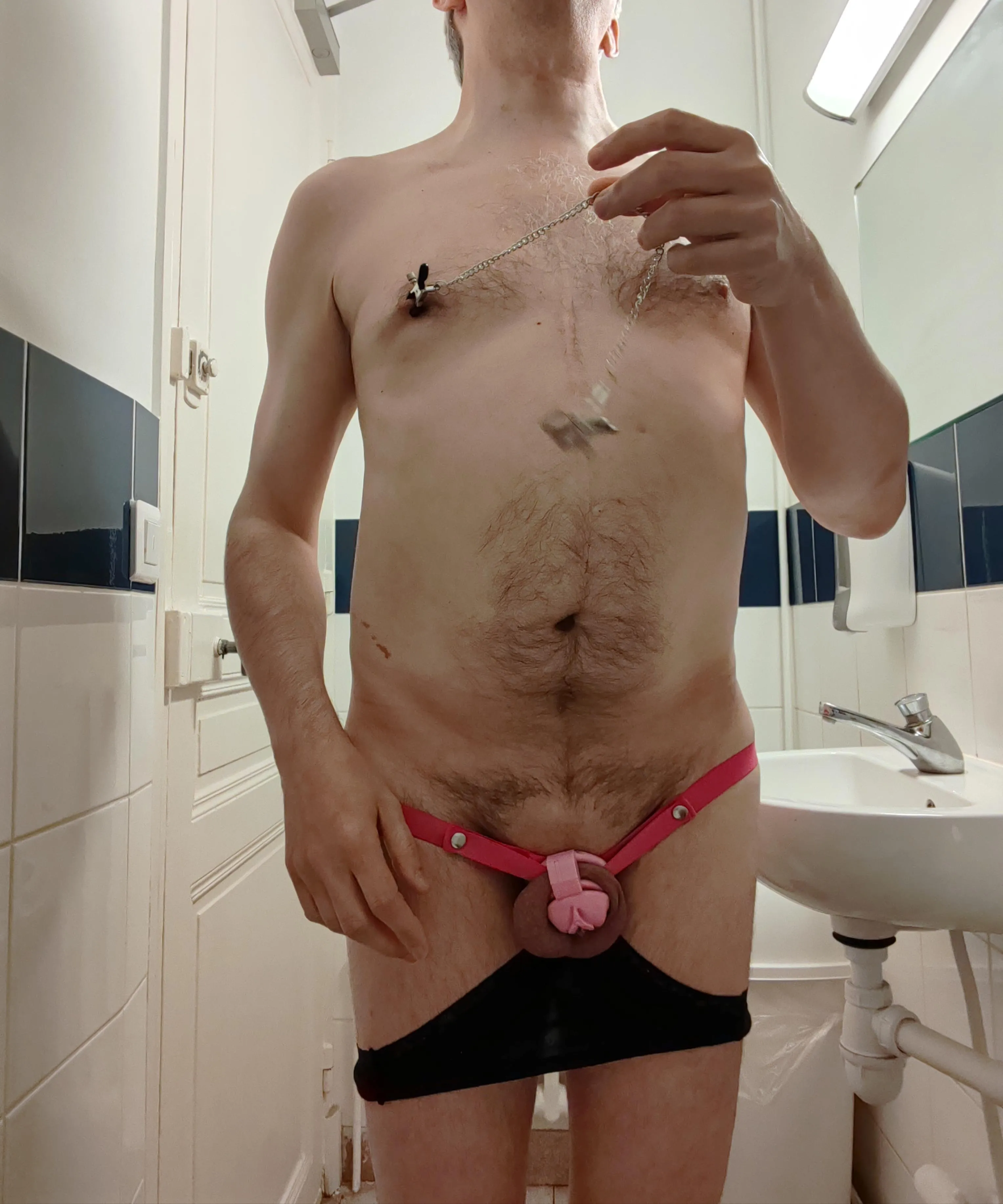 Pathetic locked at work