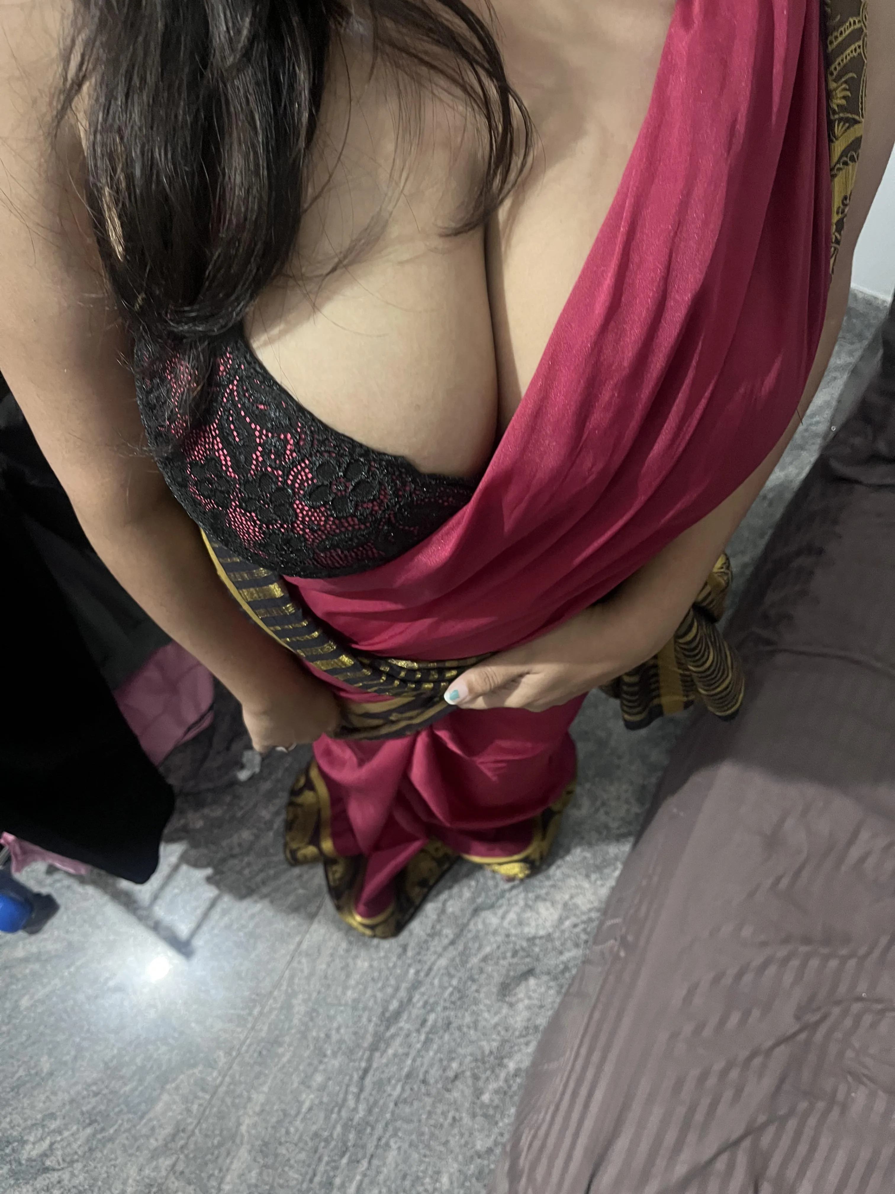 Ready for the romance in saree😜