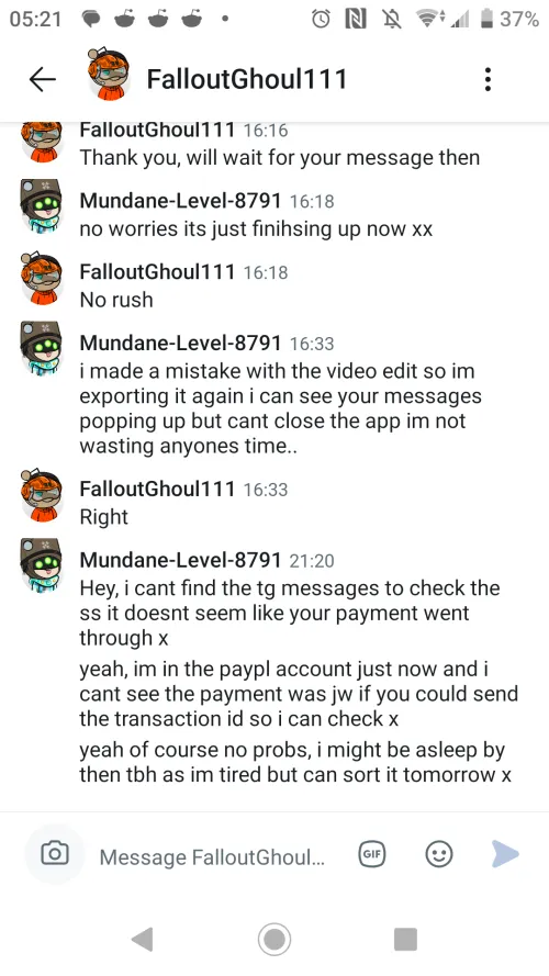 FalloutGhoul111 Scammer