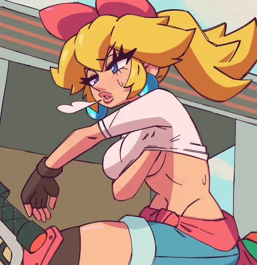 Itchy peaches (by me)