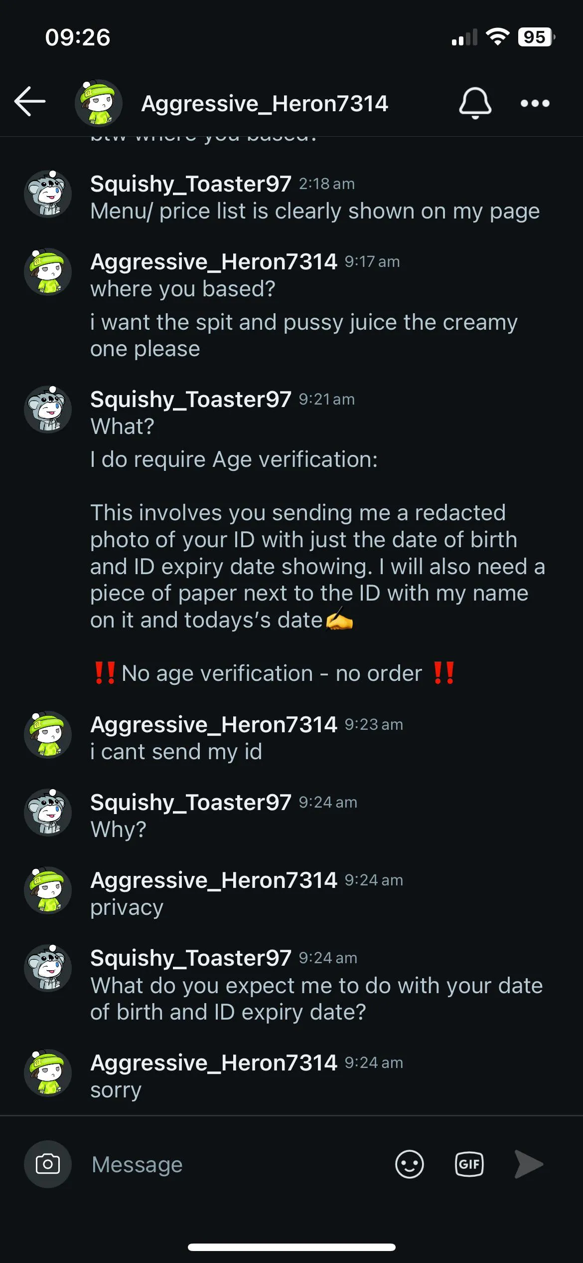 U/Aggressive_Heron7314 refused age verification