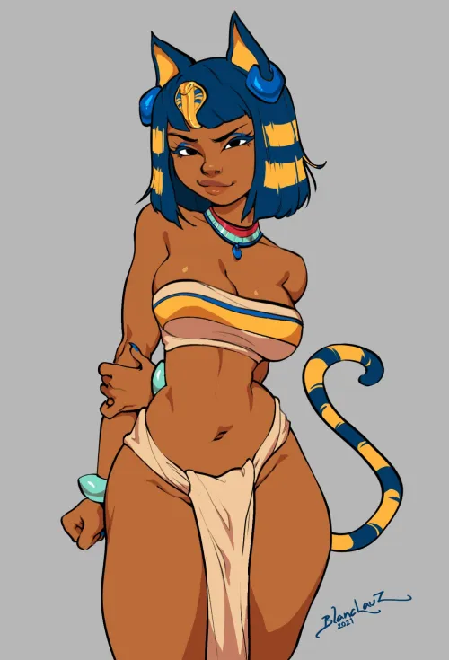 Ankha? Chel? I guess I'll call her Chankha (BlancLauz)